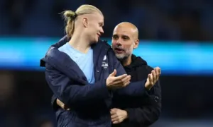 Guardiola: 'Haaland đã đạt tầm của Messi và Ronaldo'